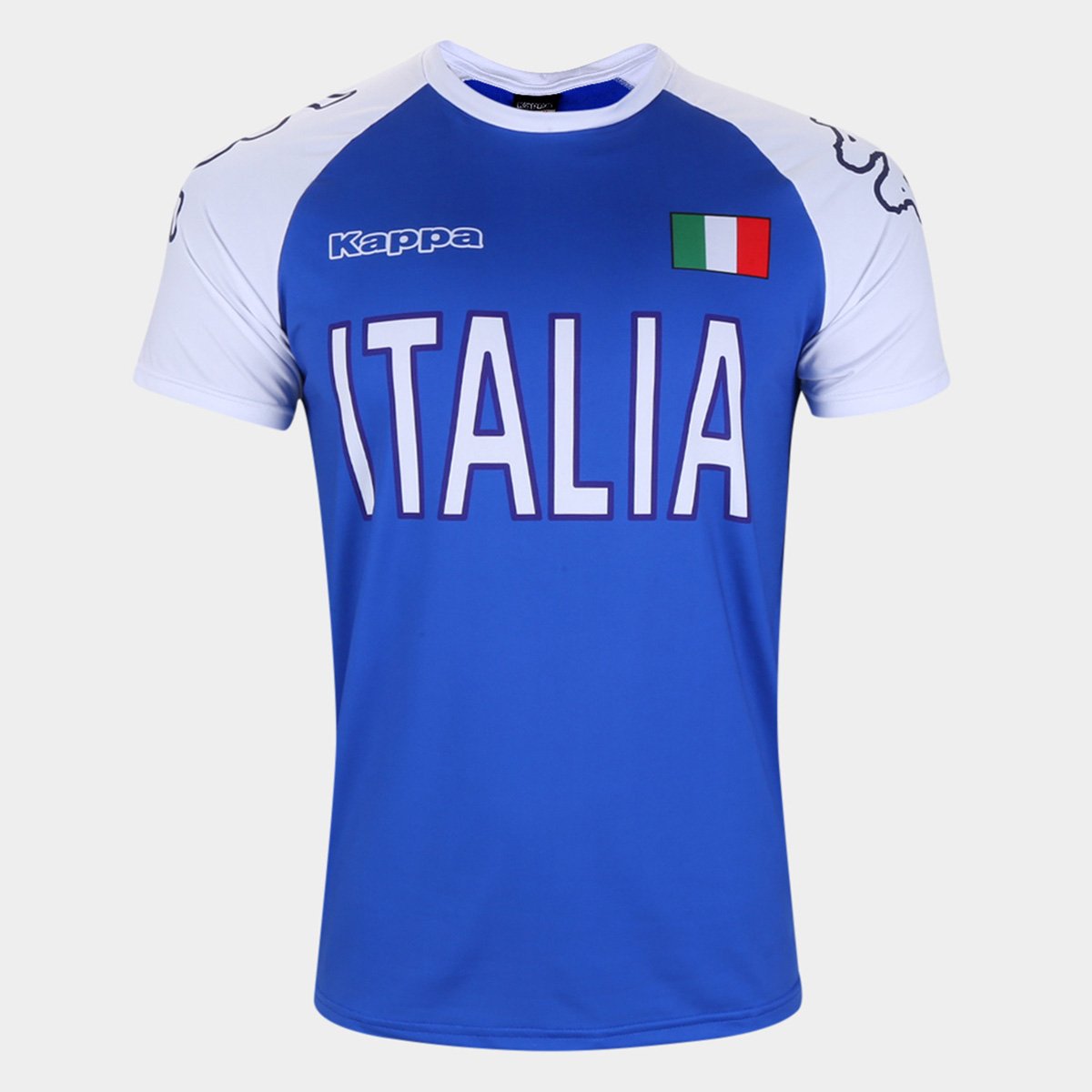 Camiseta Itália Logo Kappa Masculina