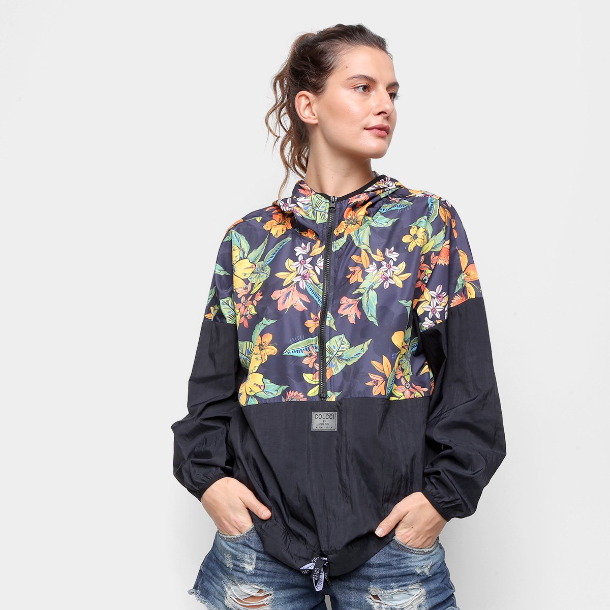Blusão Colcci Floral Brasilis Feminino