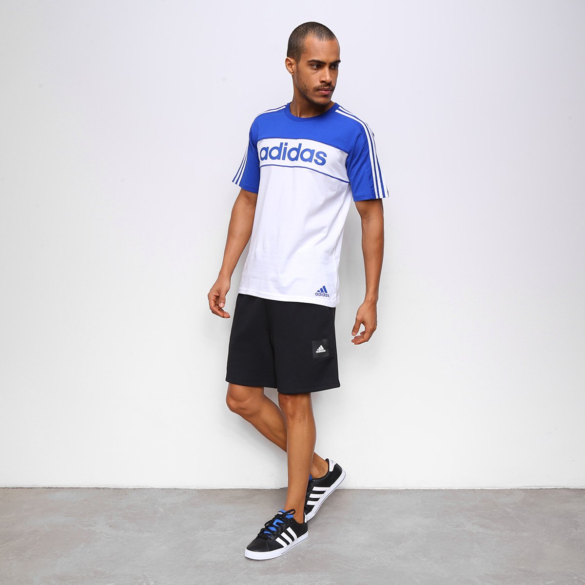 Camiseta Adidas Raglan Masculina - Tam: P - 3