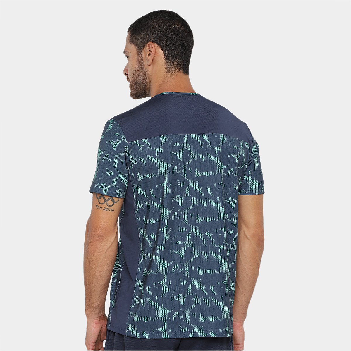 Camiseta Olympikus Estampada Masculina - Tam: P - 1