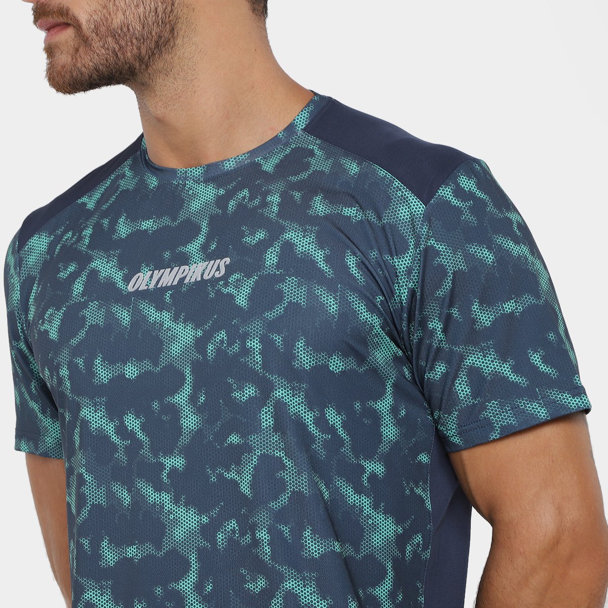 Camiseta Olympikus Estampada Masculina - Tam: P - 2