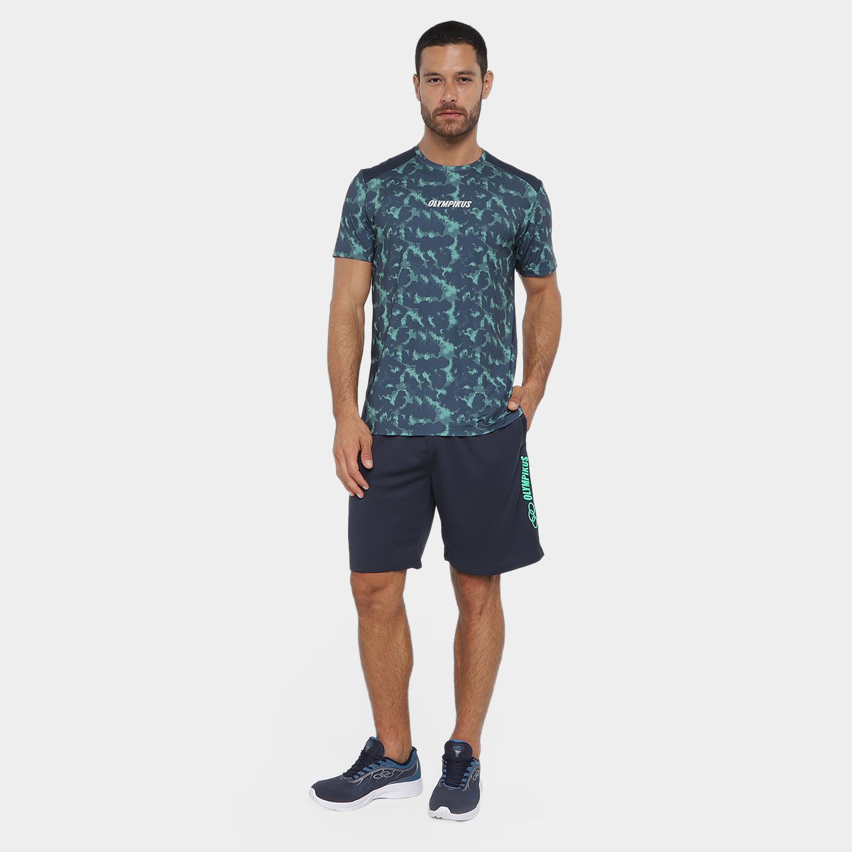 Camiseta Olympikus Estampada Masculina - Tam: P - 3