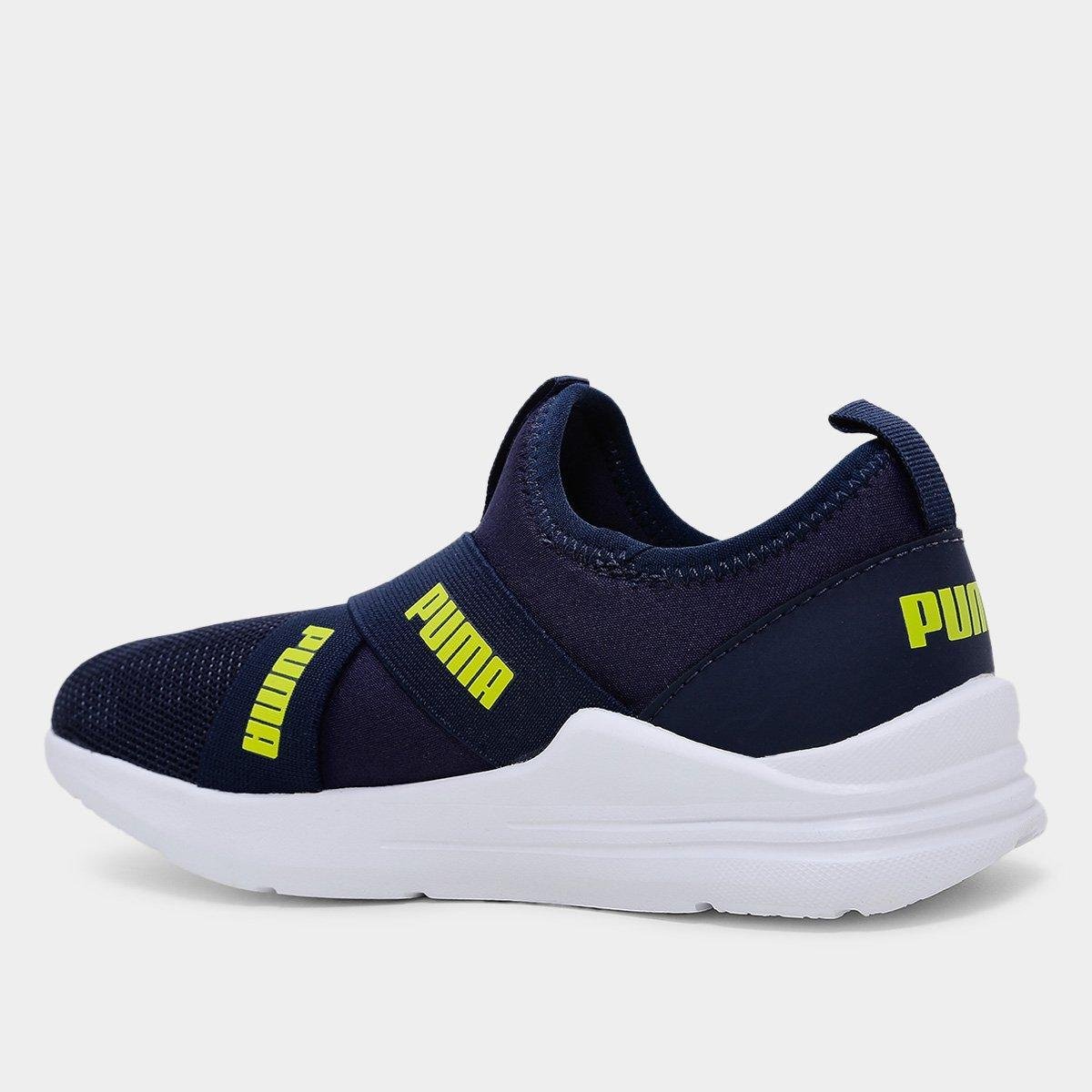 Tênis Infantil Puma Wired Run Slip On BDP - Tam: 30 - 2