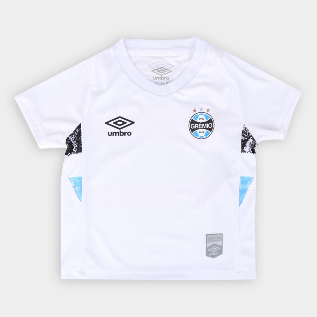 Kit Camisa Grêmio Infantil II 24/25 s/n° Torcedor Umbro + Calção Grêmio Infantil - Tam: 2A - 1