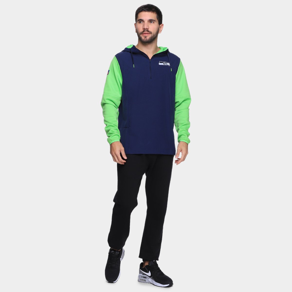 Jaqueta Nike NFL Seattle Seahawks Player Lightweight Masculina - Tam: M - 3