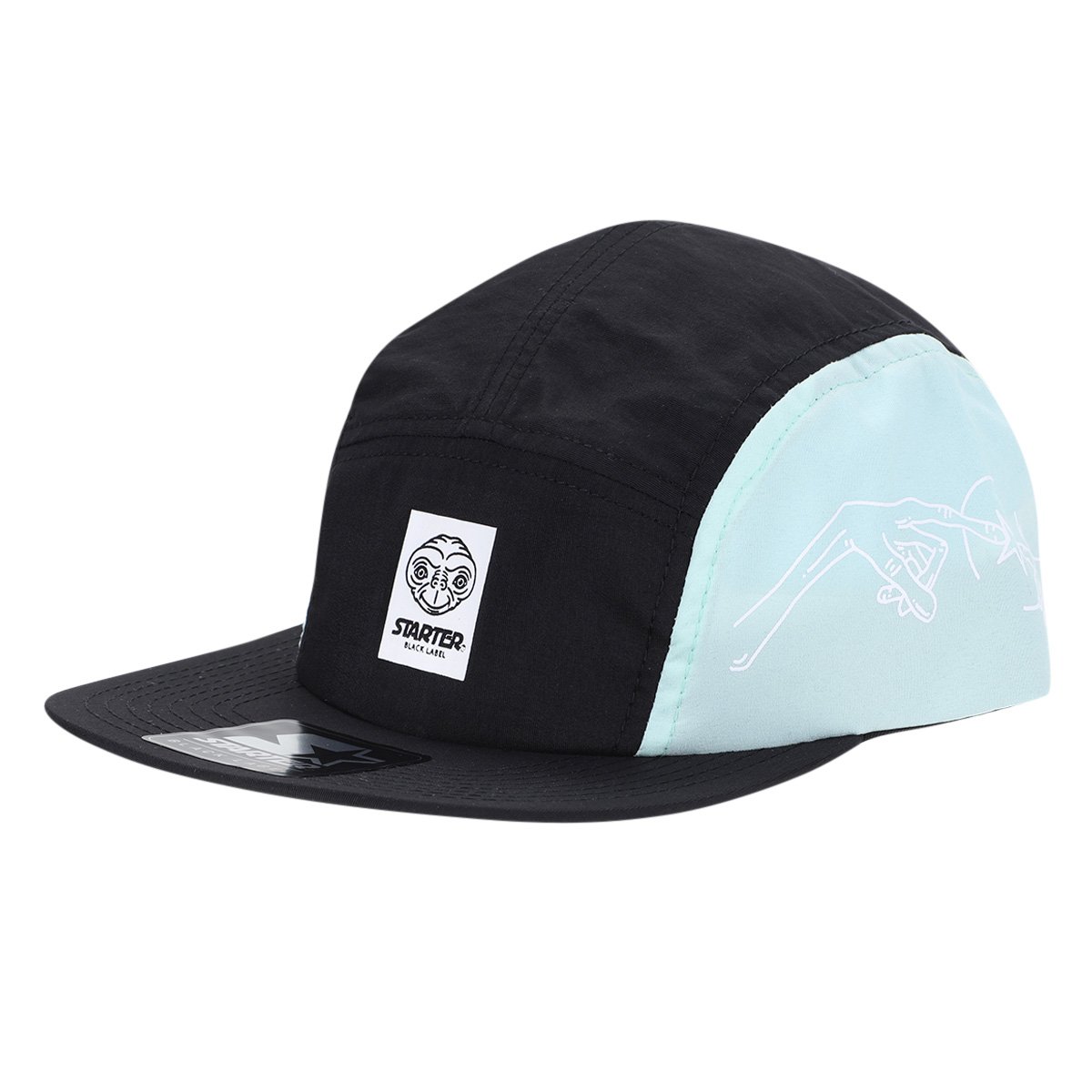 Boné Starter 5 Panels ET Aba Reta Strapback Estampado Masculino