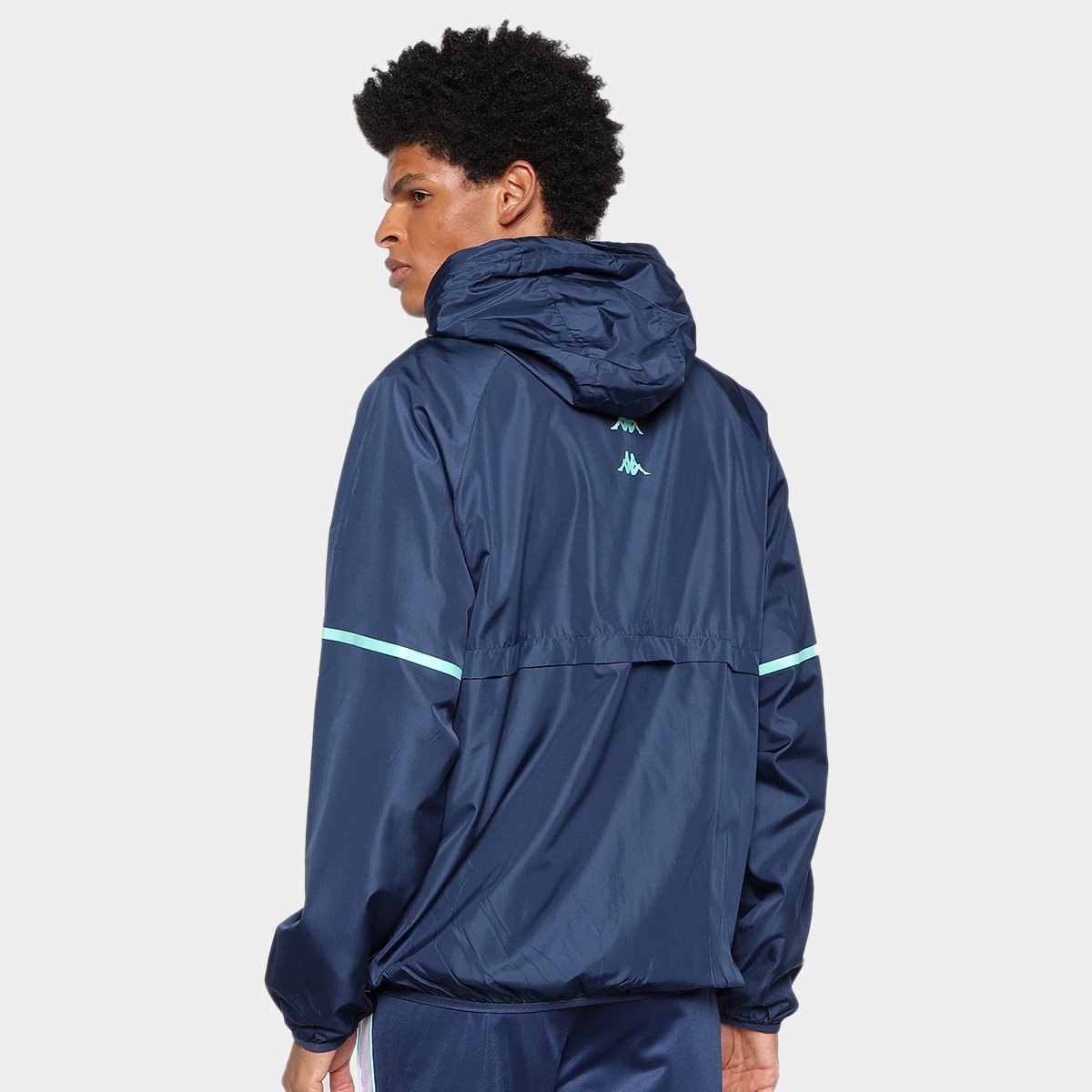 Jaqueta Kappa Corta Vento Flow Masculina - Tam: EGG - 1