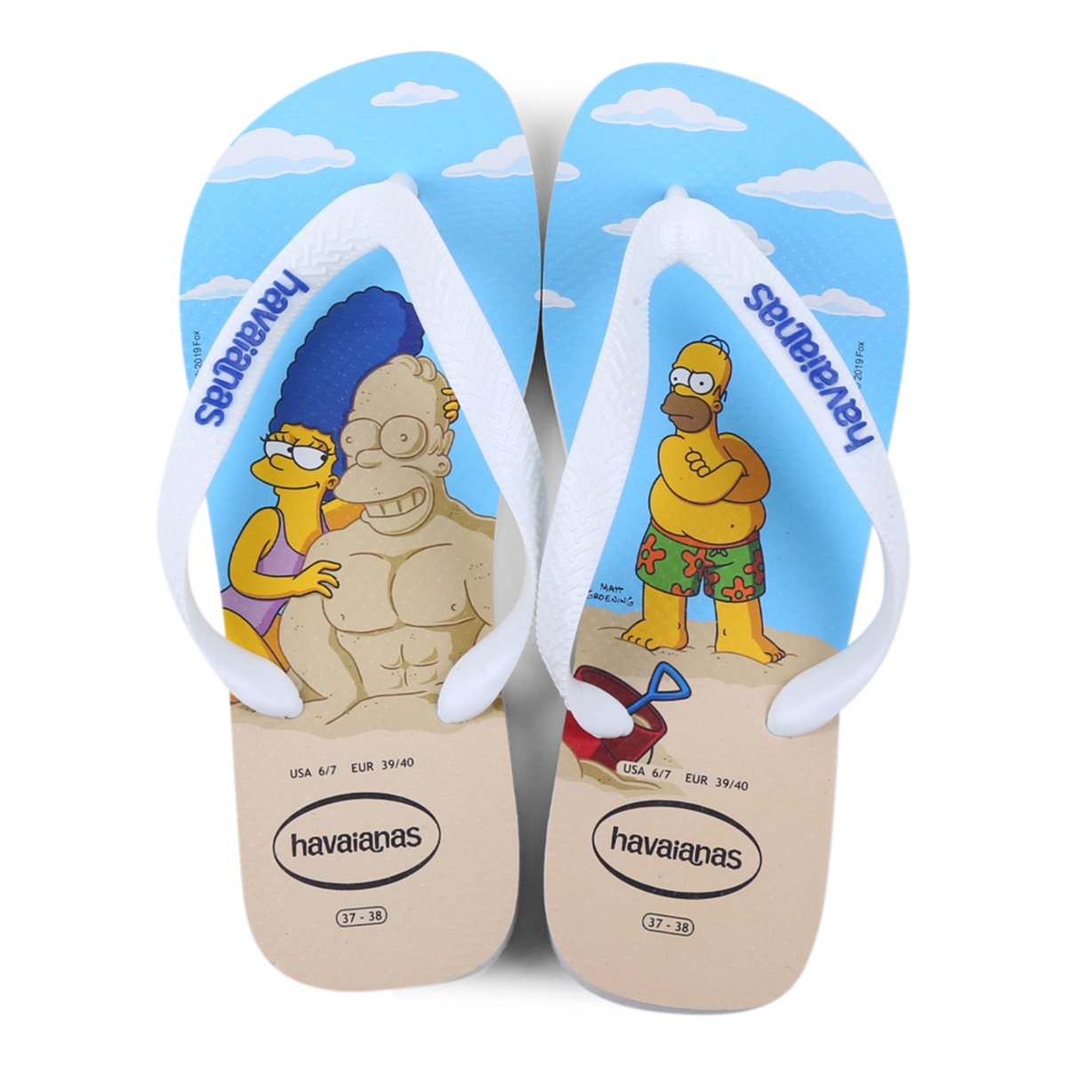 Chinelo Havaianas Estampado Os Simpsons