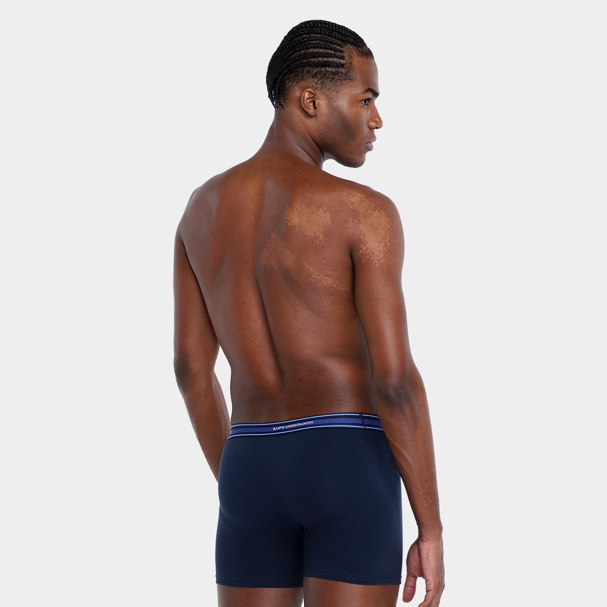 Kit Cueca Boxer Lupo Algodão Masculina - 4 Peças - Tam: P - 2