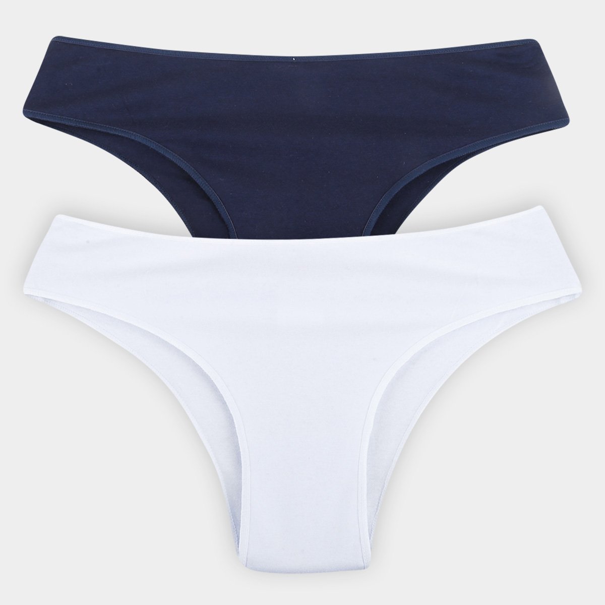 Kit Calcinhas Tanga Elegance Algodão Orgânico 2 Peças