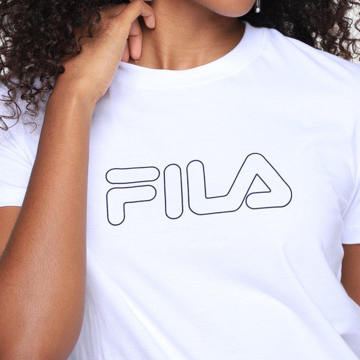 Camiseta Fila Basic Outline Feminina - Tam: P - 2