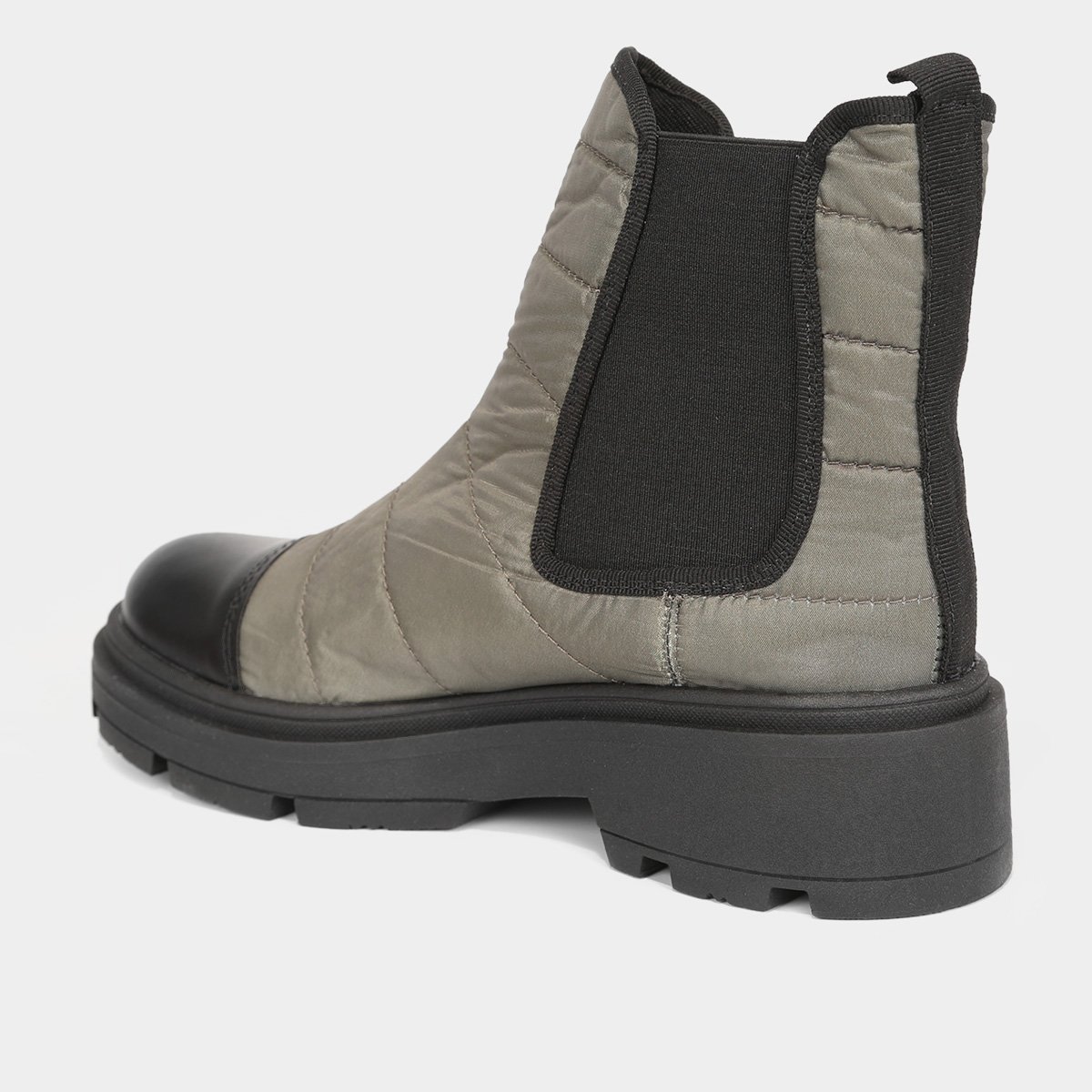 Bota Chelsea Shoestock Nylon Puff Feminina - Tam: 34 - 2