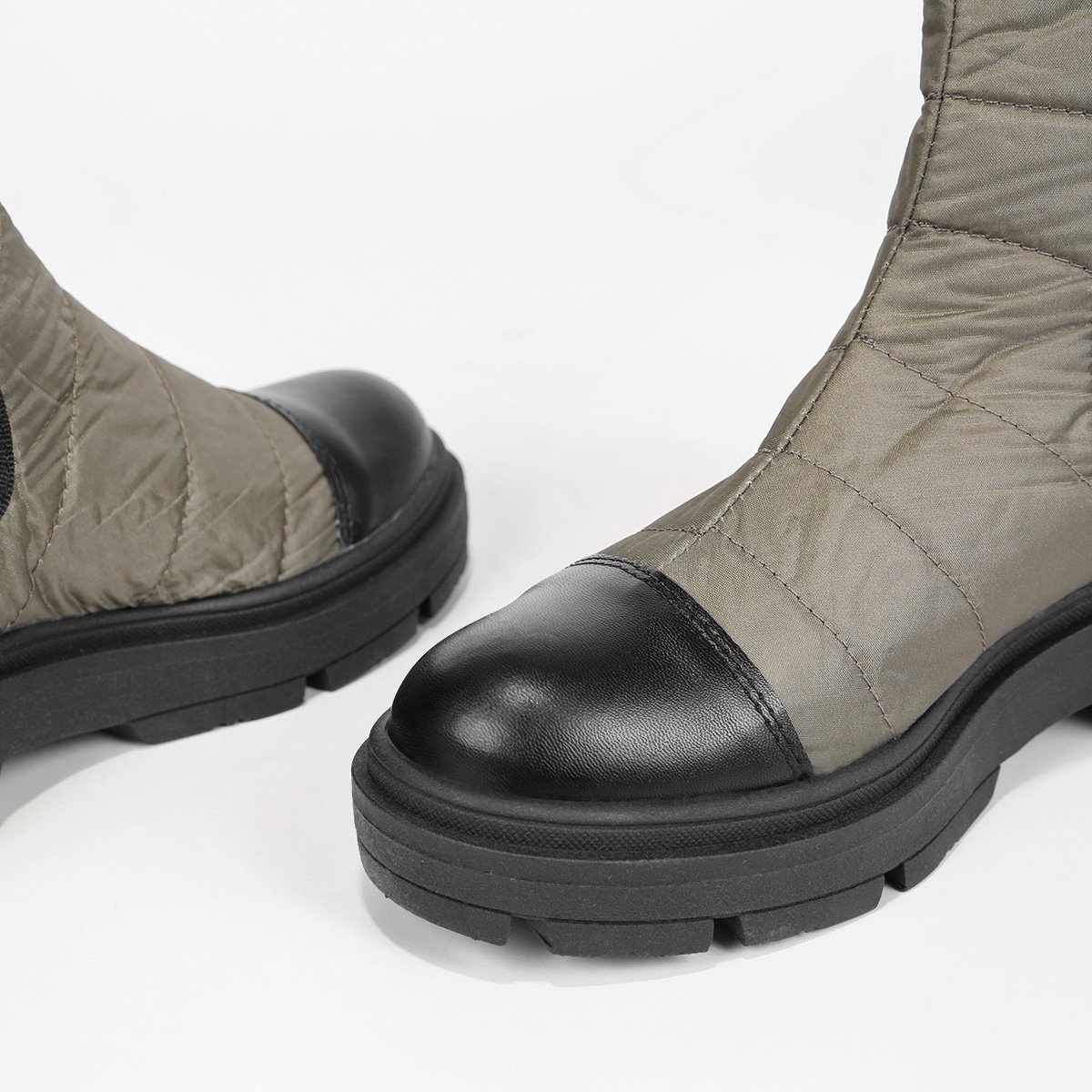 Bota Chelsea Shoestock Nylon Puff Feminina - Tam: 34 - 3