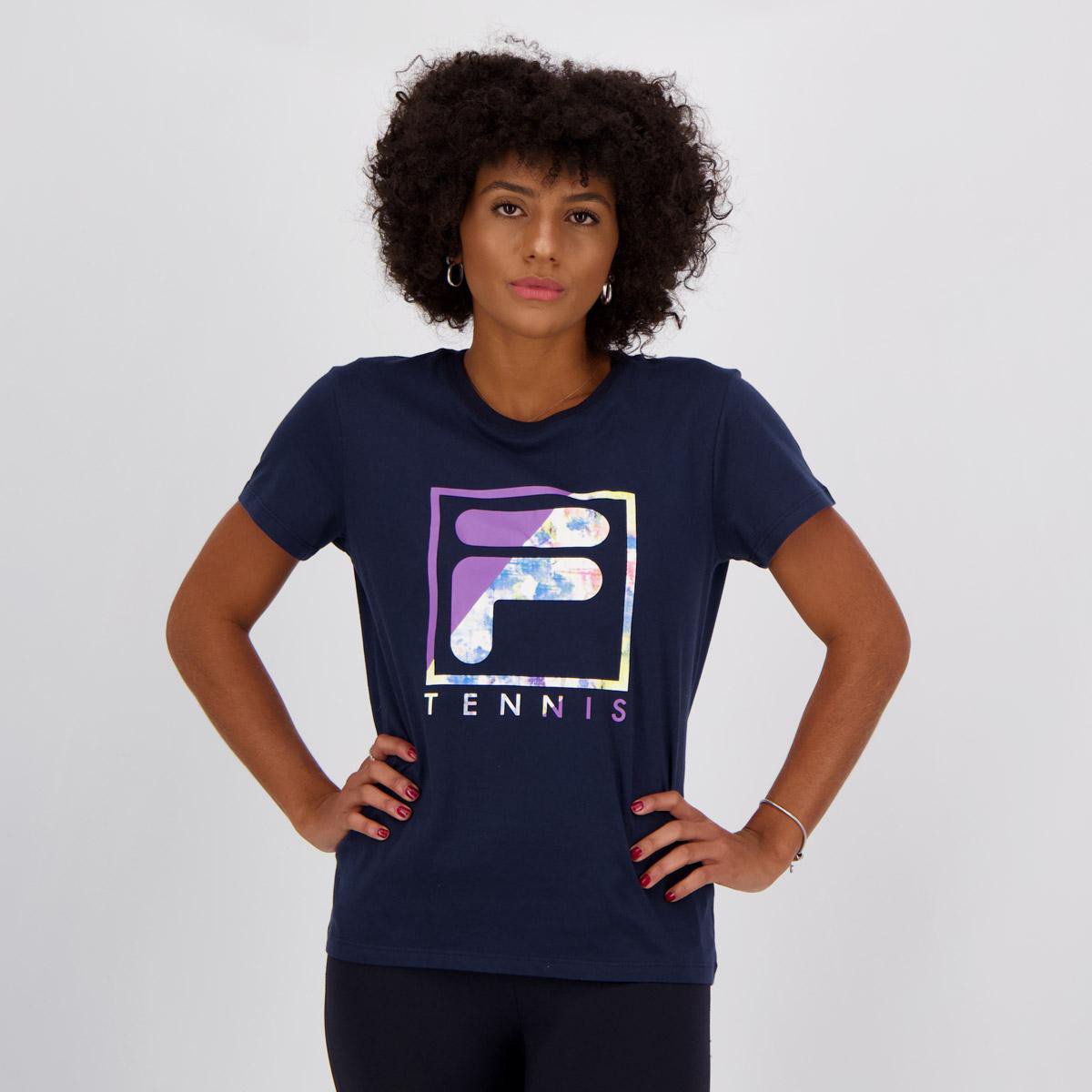 Camiseta Fila Soft Urban Acqua Feminina