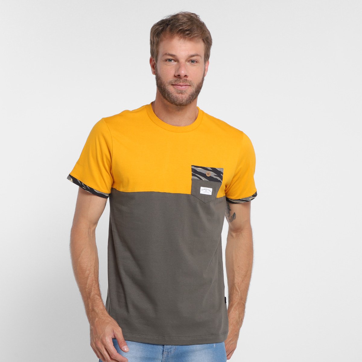 Camiseta Quiksilver Reverse Threads Masculina