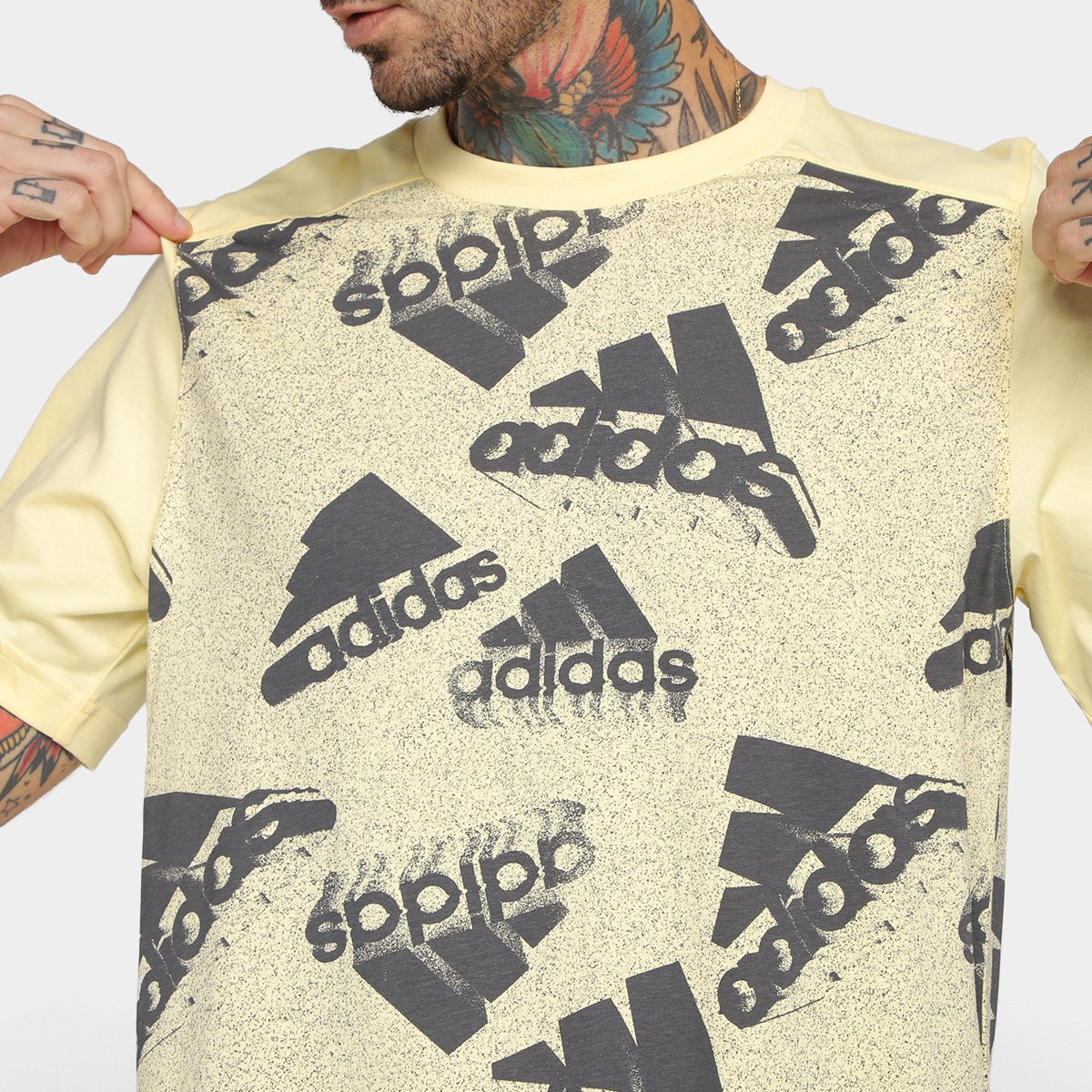 Camiseta Adidas Brand Love Masculina - Tam: P - 2