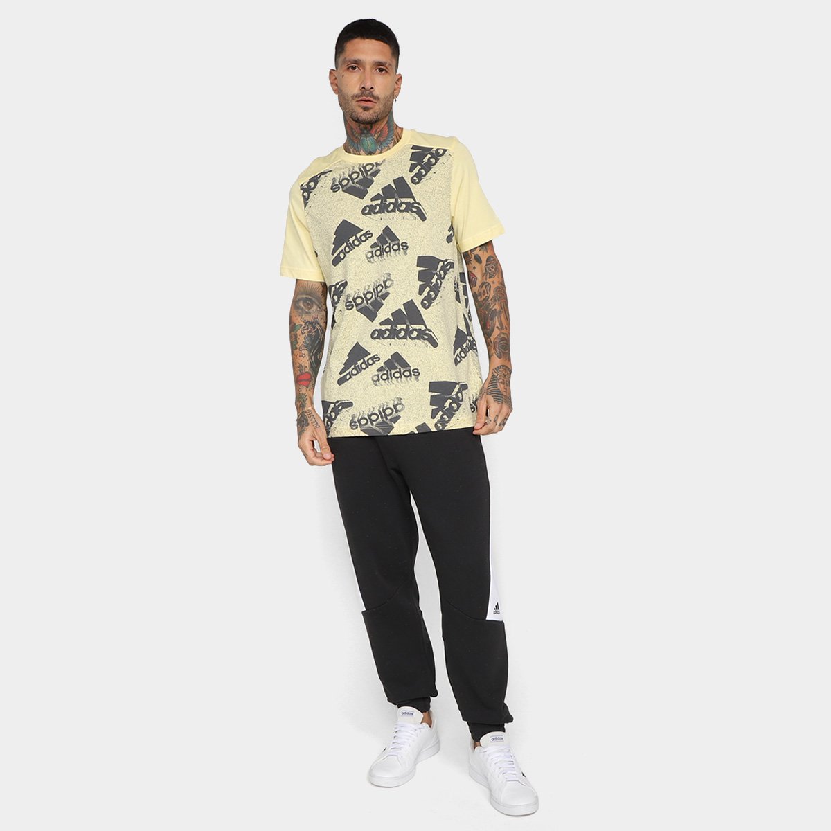 Camiseta Adidas Brand Love Masculina - Tam: P - 3