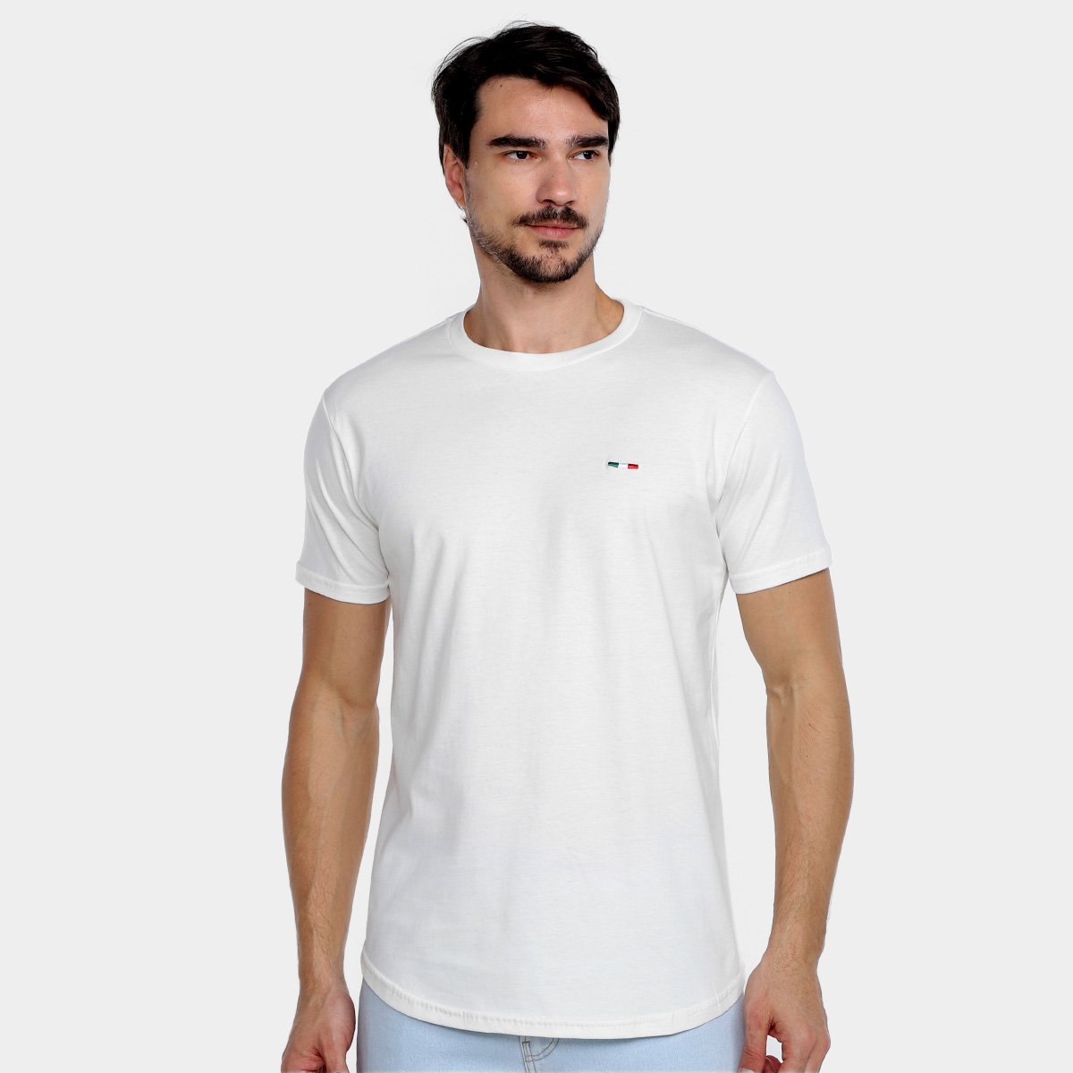 Kit Camiseta Industrie Itália Alongada Masculina - 2 Peças - Tam: M - 4