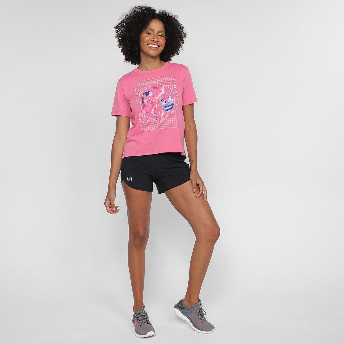 Camiseta Under Armour Run Anywhere Feminina - Tam: GG - 3