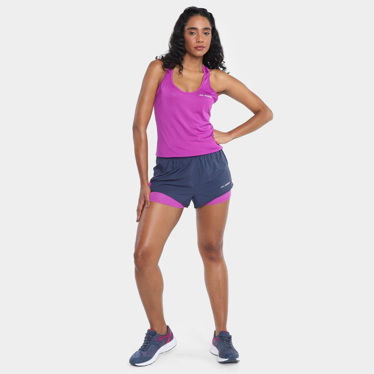 Short Olympikus Ultra 2 em 1 Feminino - Tam: G - 3
