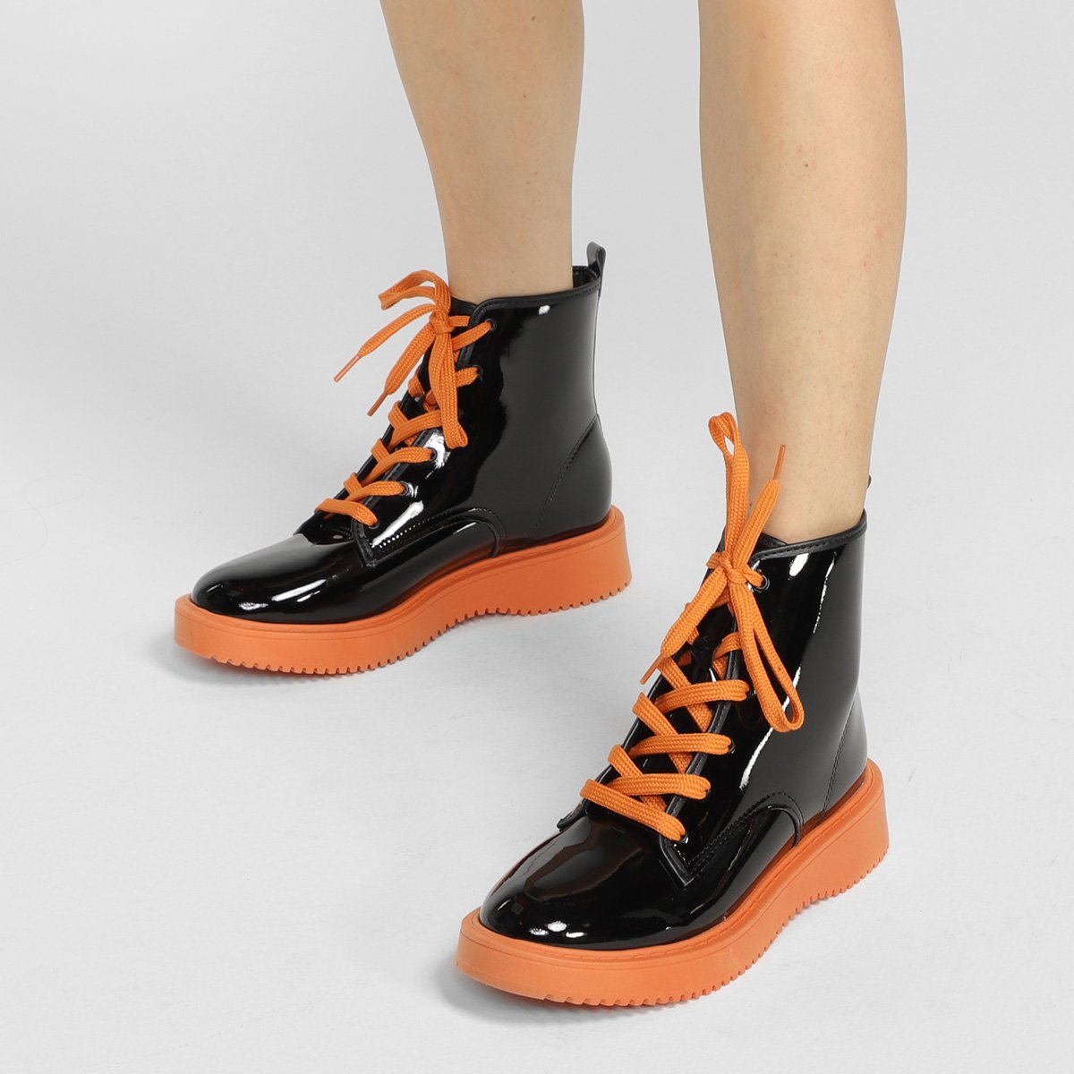 Bota Coturno Cano Médio Moleca Básica Feminina - Tam: 37 - 1