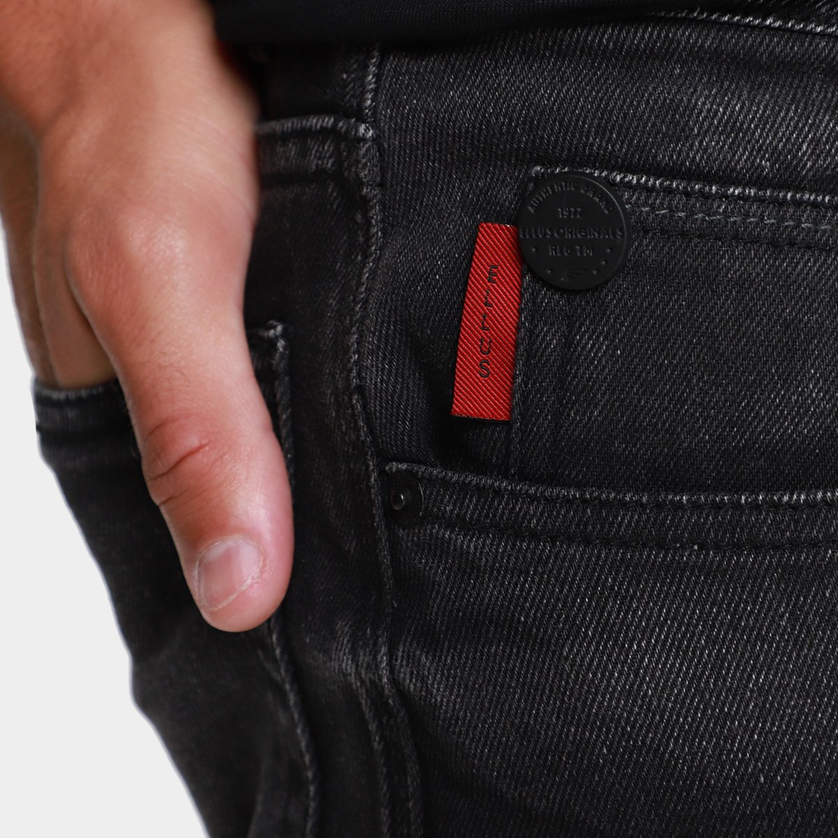 Calça Jeans Ellus Slim Estonada Masculina - Tam: 46 - 2