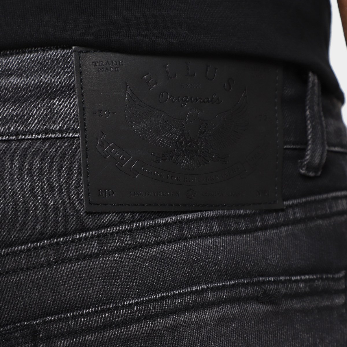 Calça Jeans Ellus Slim Estonada Masculina - Tam: 46 - 4