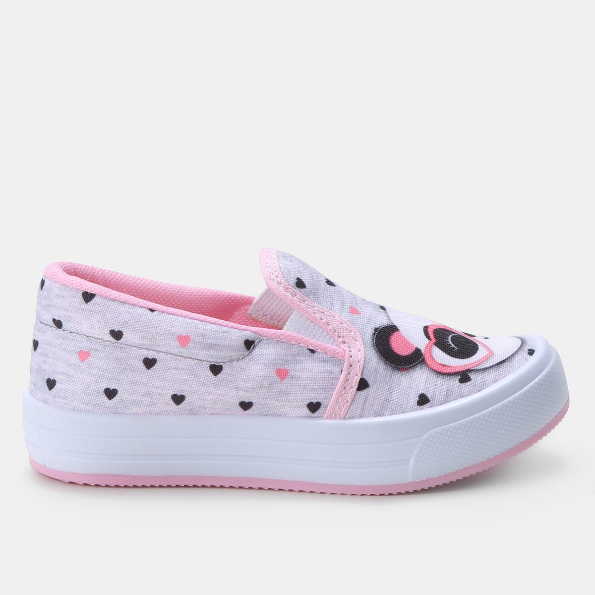 Slip On Infantil Kurz Panda Feminino