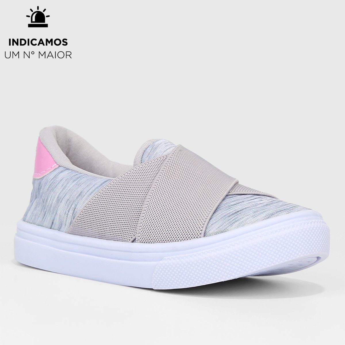 Tênis Slip On Infantil Kurz Style Cano Baixo Menina - Tam: 24 - 1