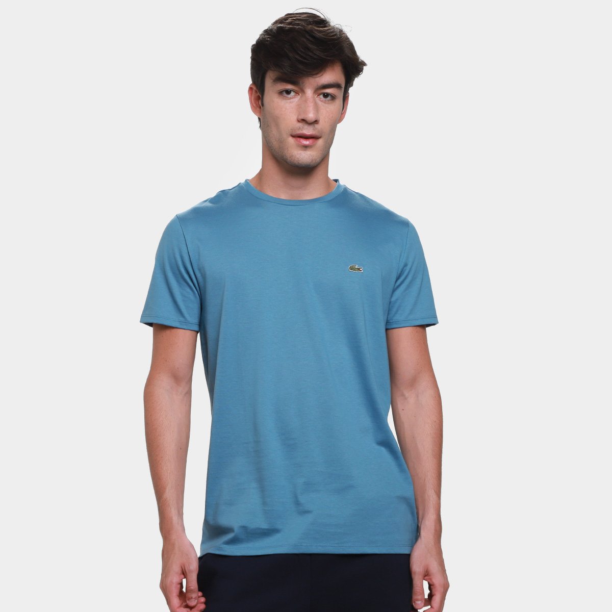 Camiseta Lacoste Básica Jersey Masculina