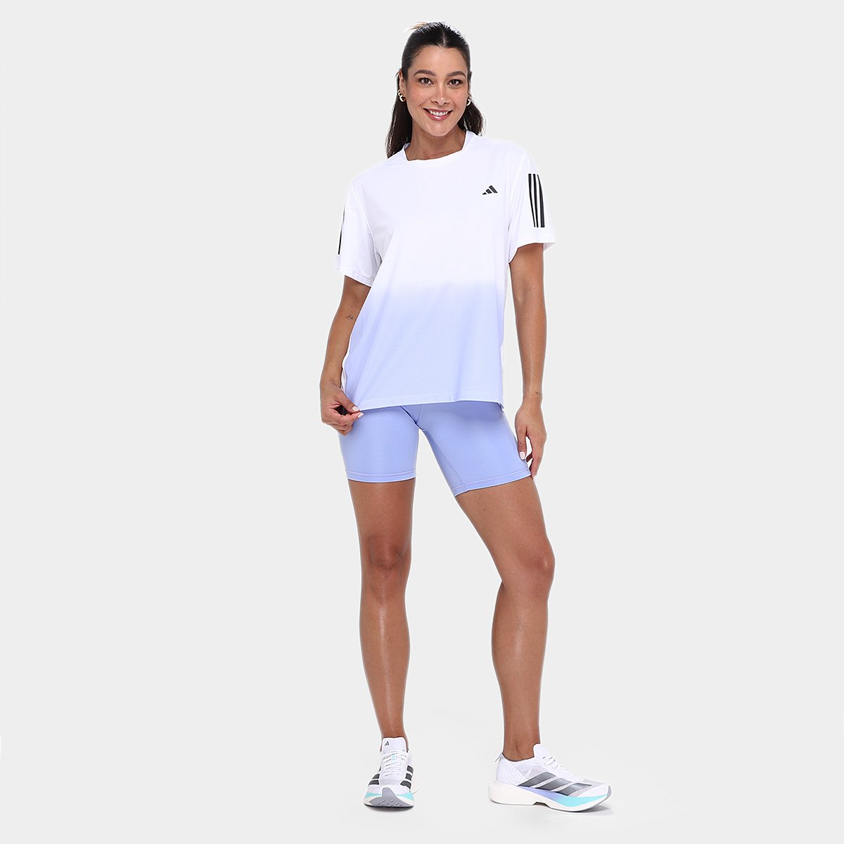 Camiseta Adidas Own The Run Base Feminina - Tam: P - 3