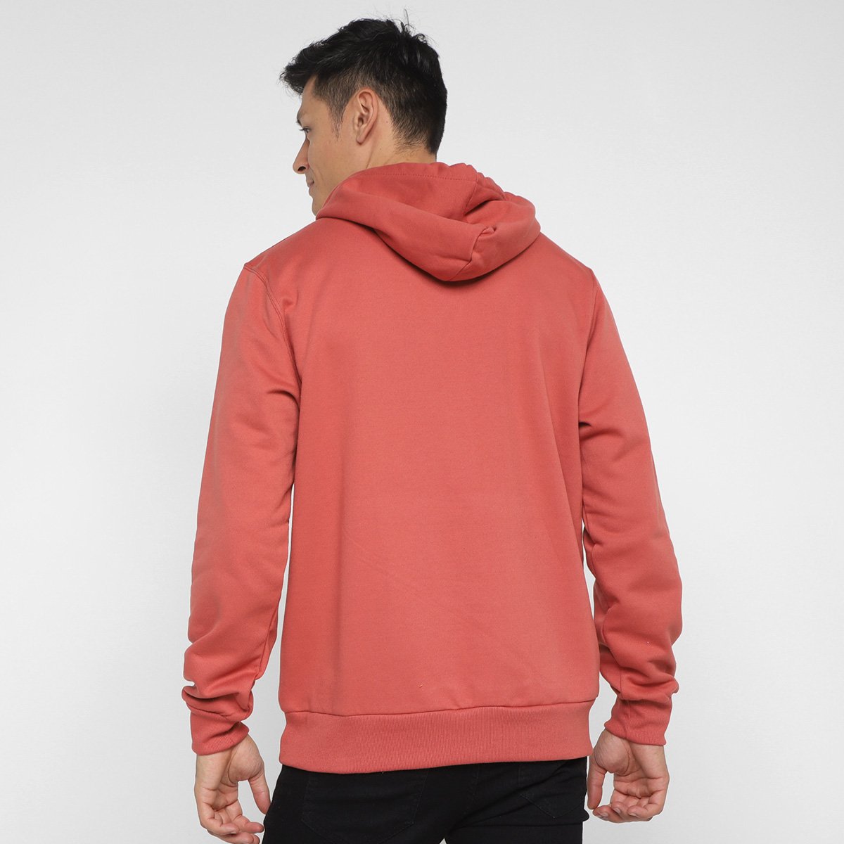 Blusa Moletom Quiksilver Transfer Round Com Capuz Masculina - Tam: P - 1
