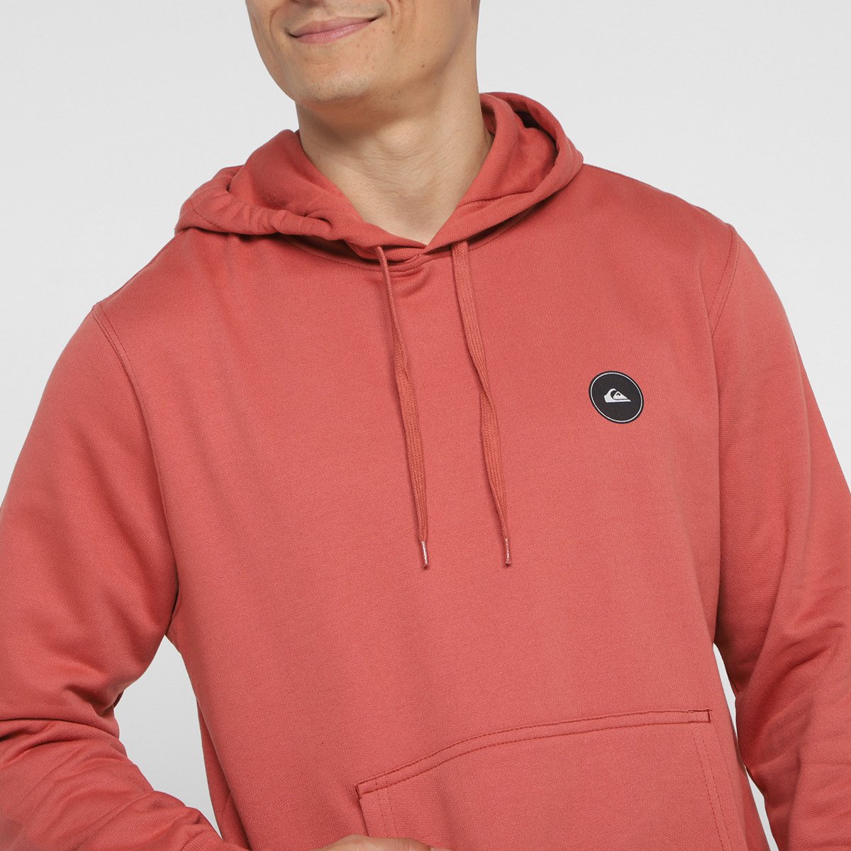 Blusa Moletom Quiksilver Transfer Round Com Capuz Masculina - Tam: P - 2