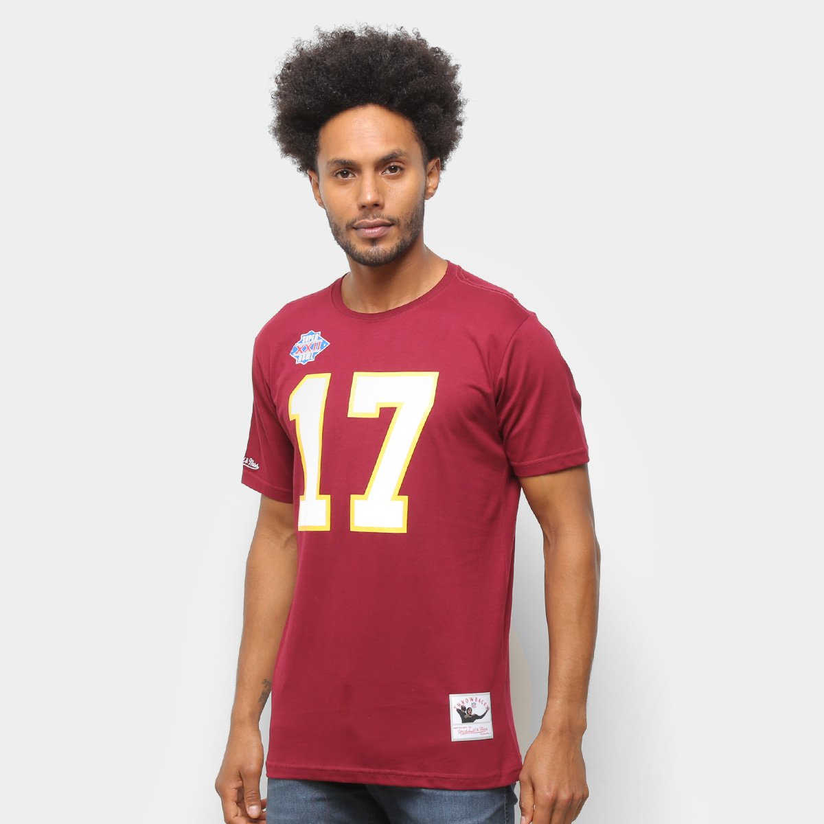 Camiseta NFL Washington Football Team nº 17 Doug Williams Mitchell & Ness Masculina