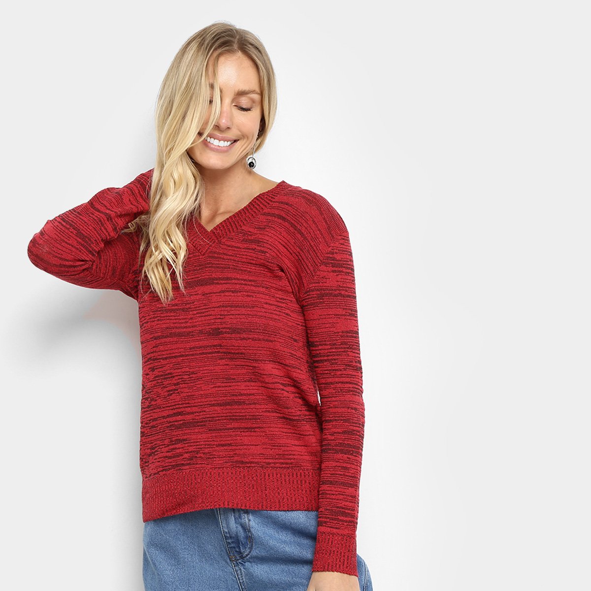 Suéter Tricot Fast Glam Estonado Feminino
