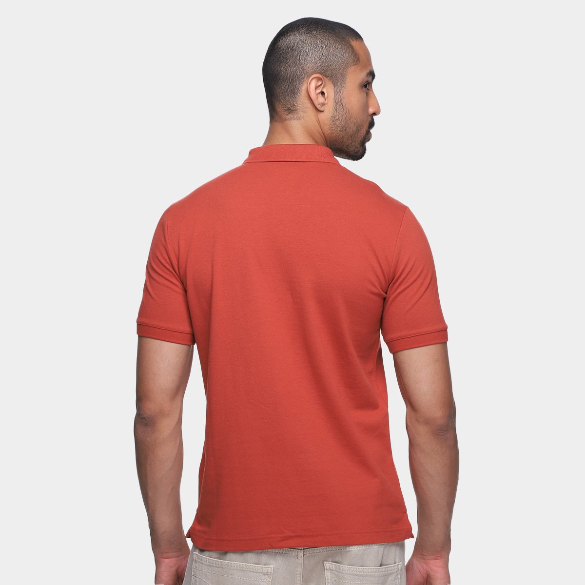 Camisa Polo Calvin Klein Slim Em Piquet Masculina - Tam: P - 1