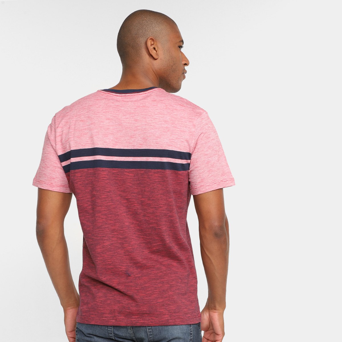Camiseta Lucky Sailing Listrada Masculina - Tam: P - 1