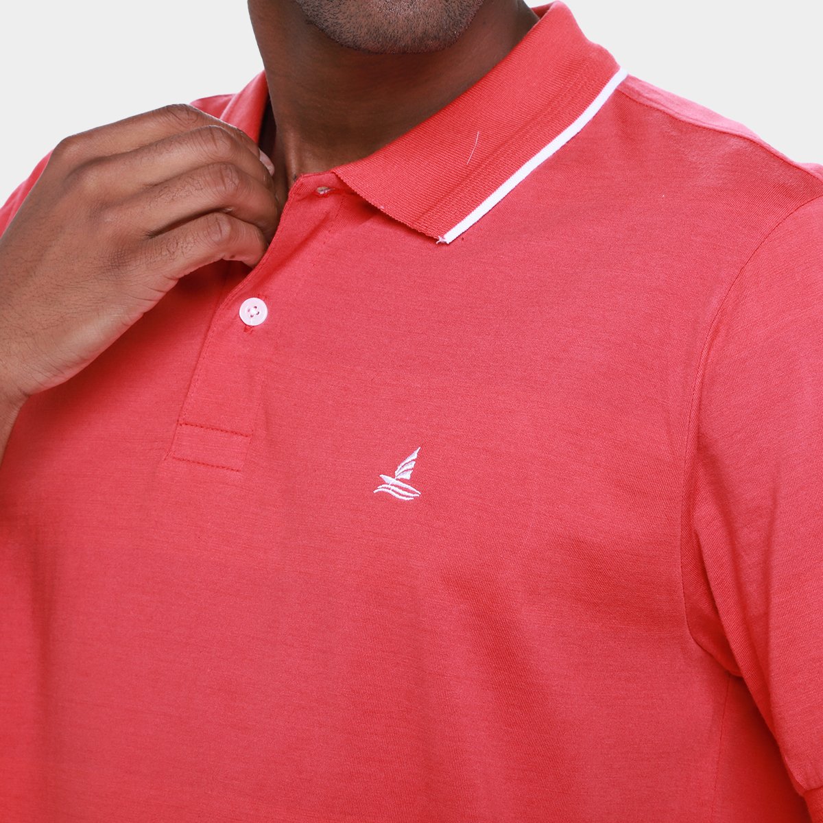 Camisa Polo Lucky Sailing Listrada Masculina - Tam: P - 2