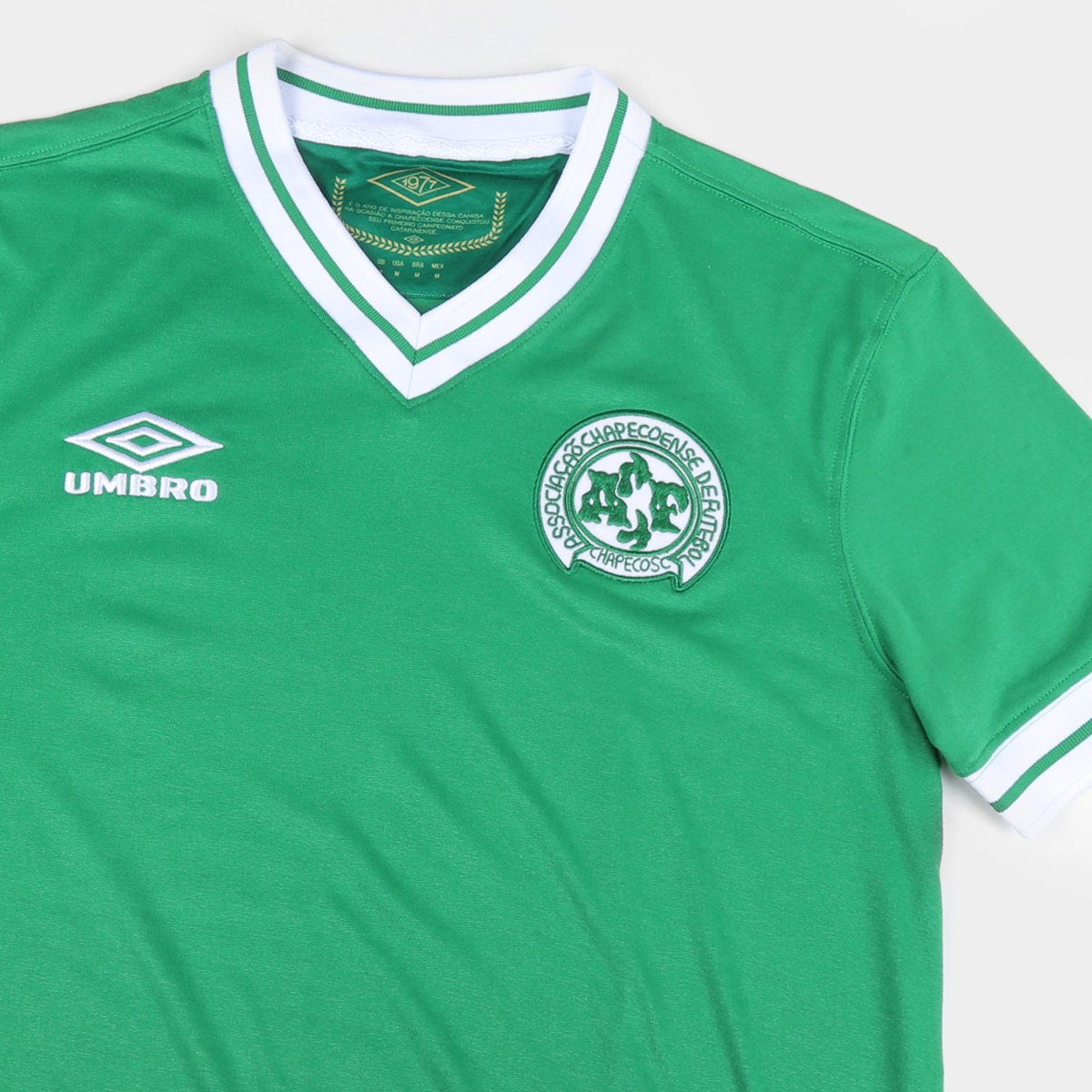 Camisa Chapecoense I 1977 s/n° Torcedor Edição Especial Umbro Masculina - Tam: P - 3