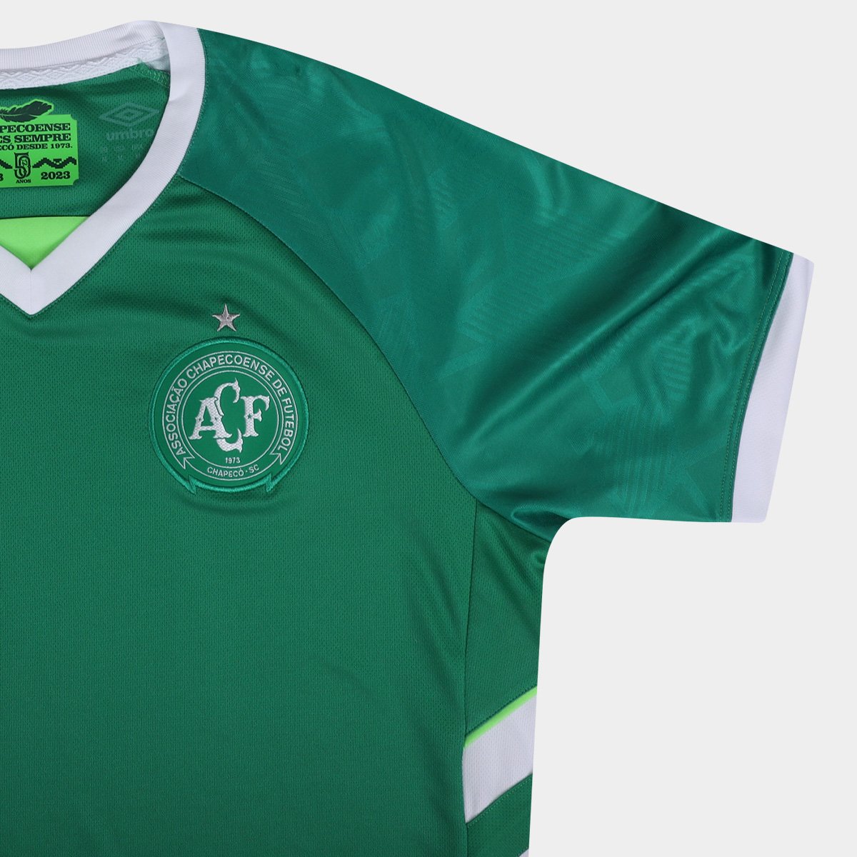 Camisa Chapecoense I 23/24 s/n° Torcedor Umbro Masculina - Tam: P - 3