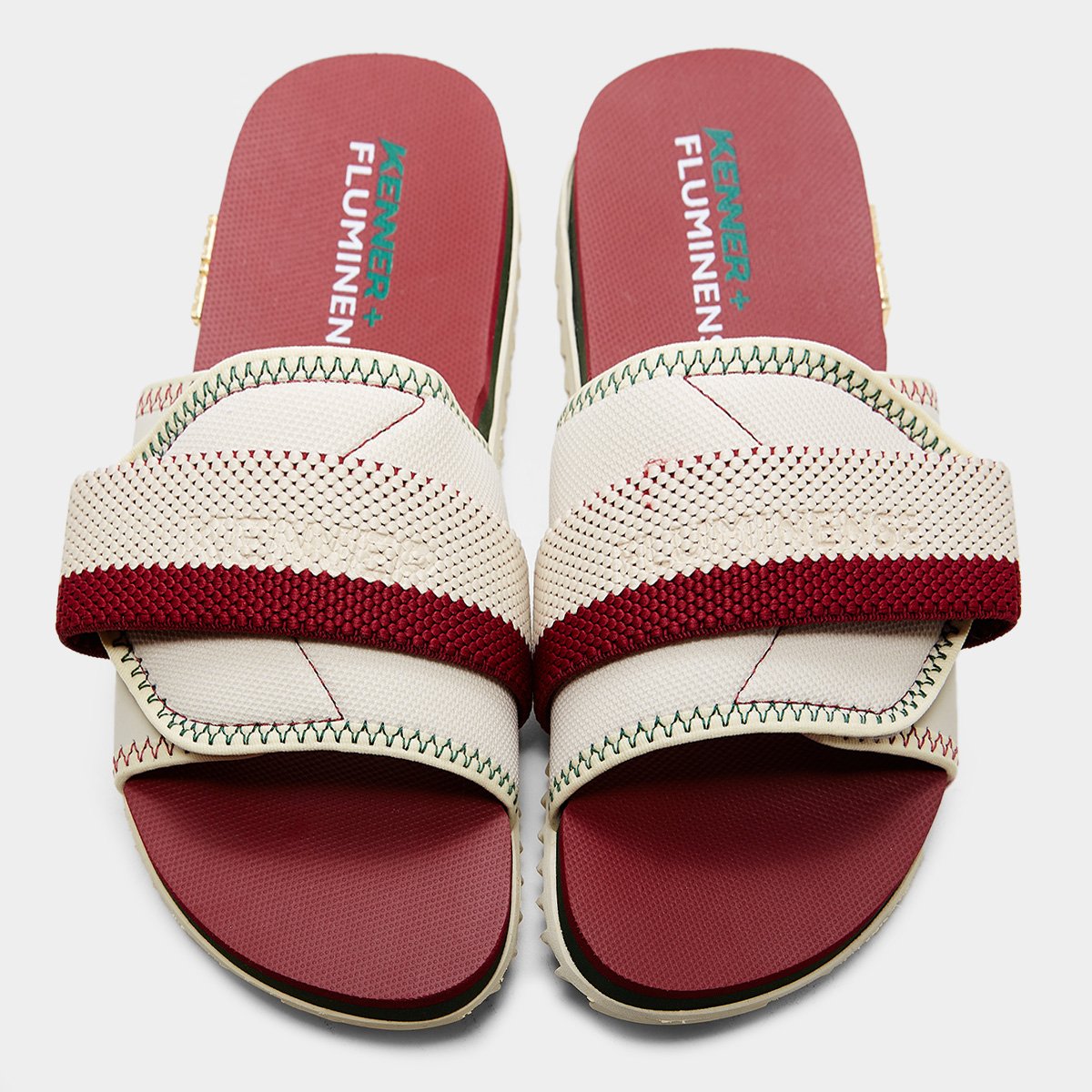 Sandália Kenner Fluminense Kivah Slide Masculina - Tam: 44/45 - 1