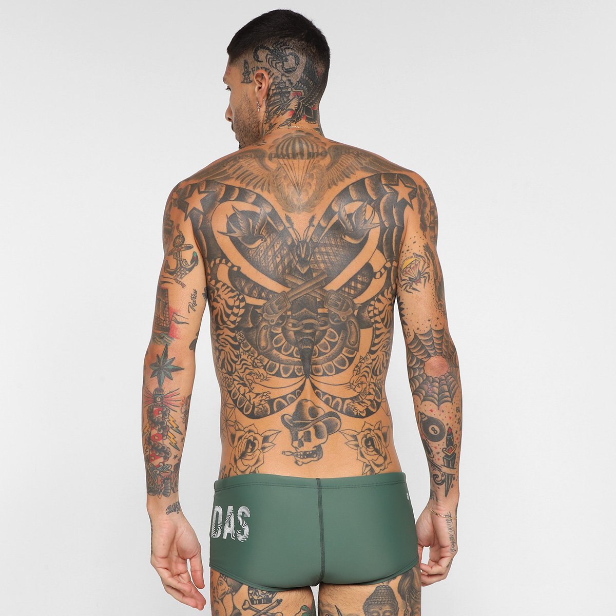 Sunga Adidas Lineage Larga Masculina - Tam: P - 1