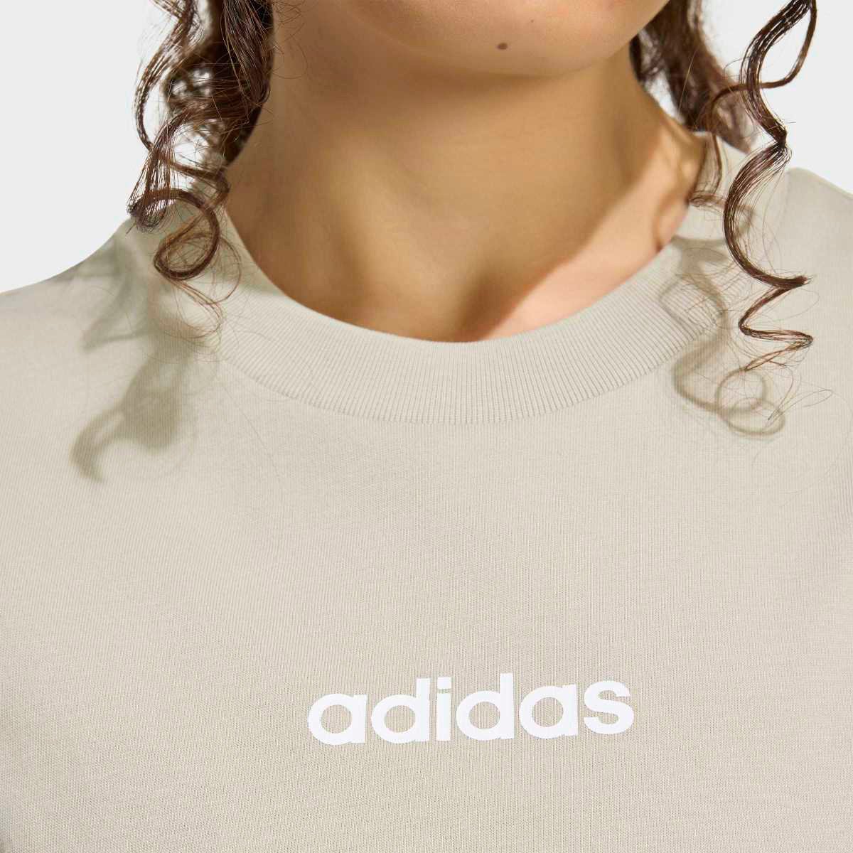 Camiseta Adidas Logo Linear Feminina - Tam: G - 2