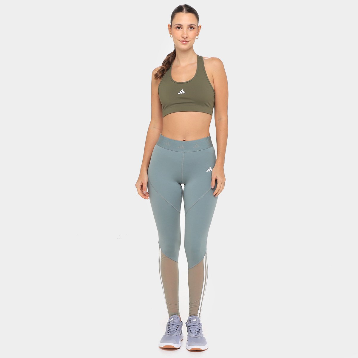 Calça Legging Adidas Hyperglam Feminina - Tam: G - 3