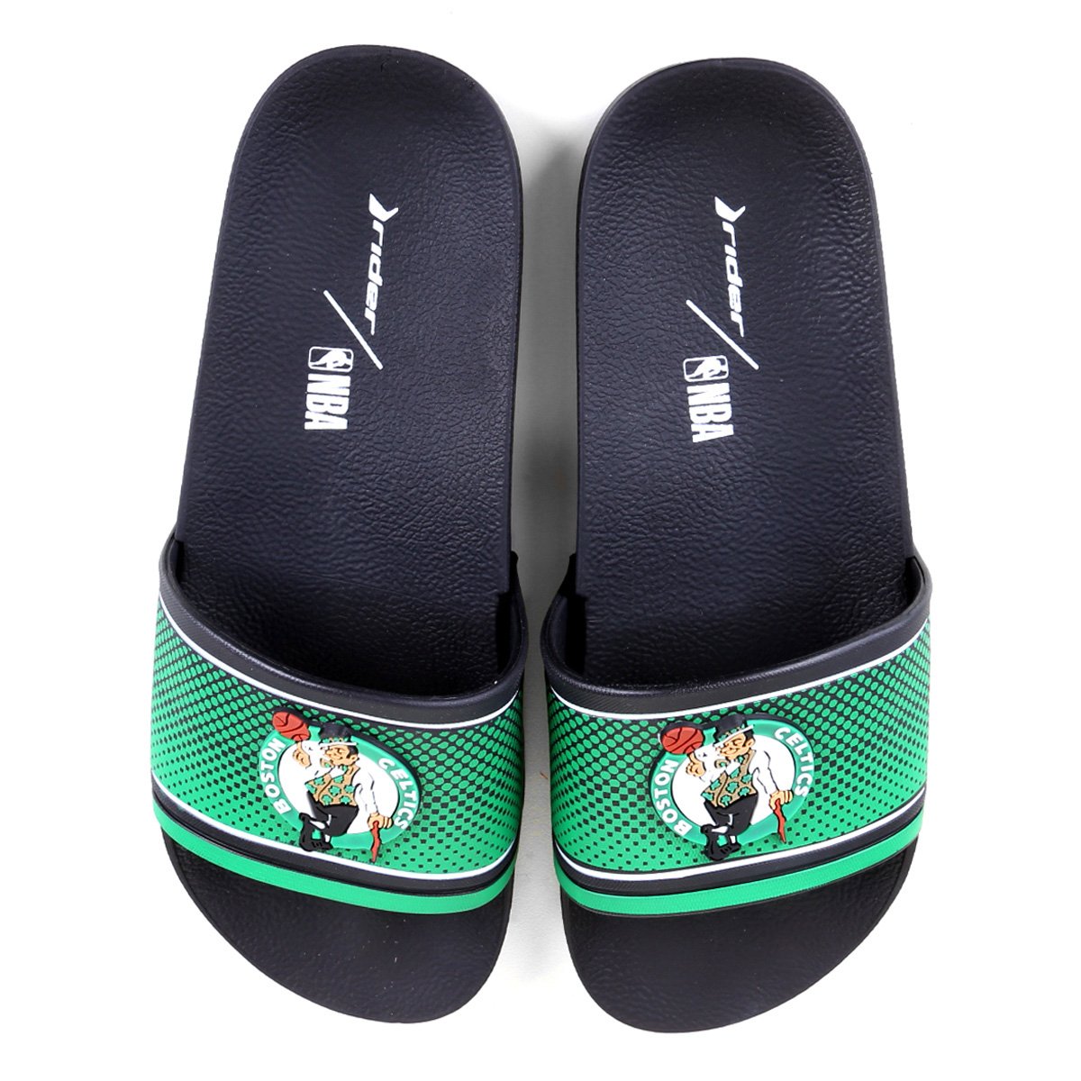 Chinelo Slide NBA Boston Celtics Rider Full 86 Masculino