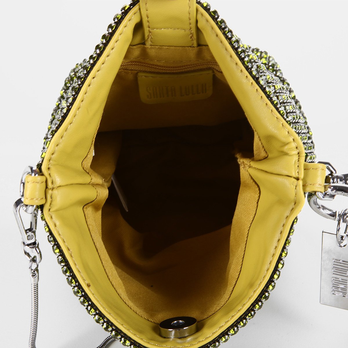 Bolsa Santa Lolla Strass Feminina - 3