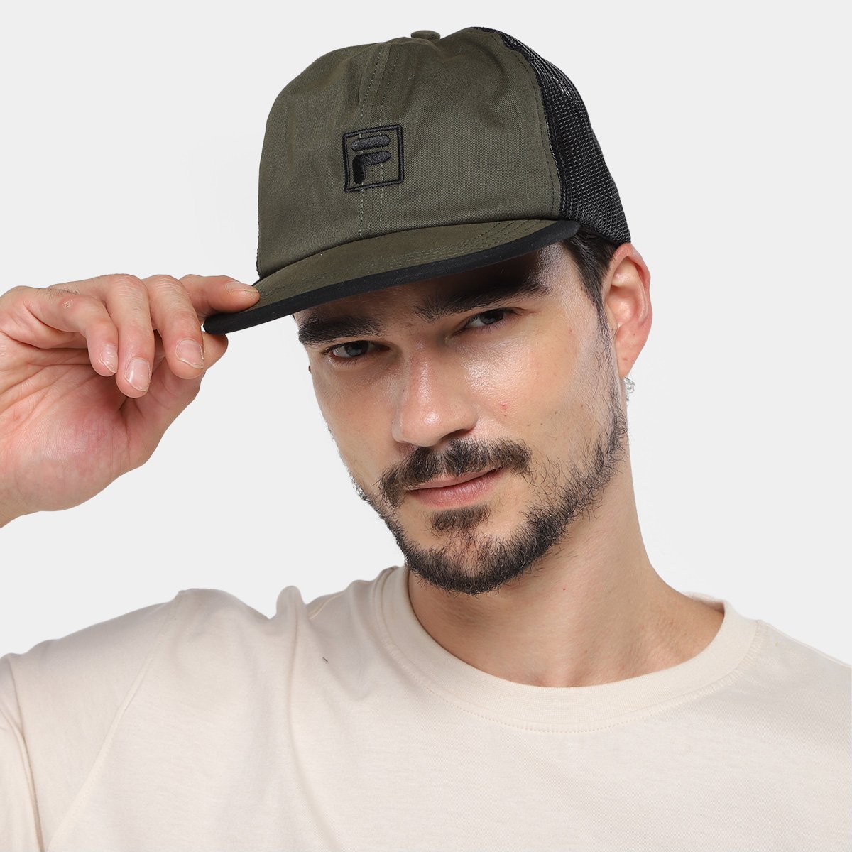 Boné Trucker Fila Aba Reta  Rise - 1