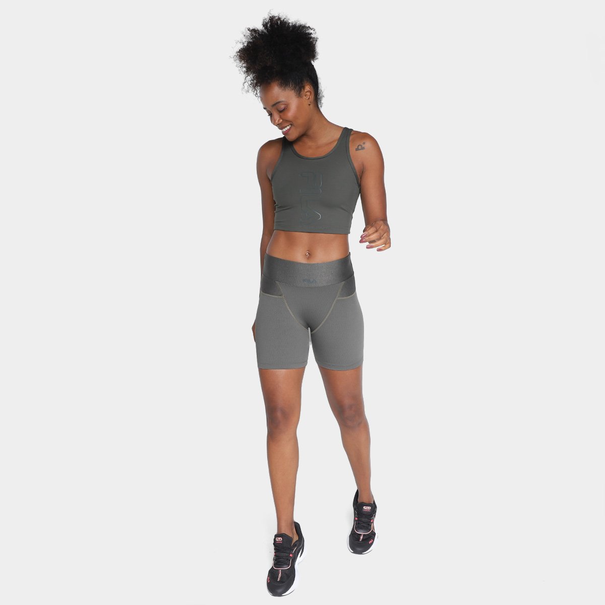 Bermuda Fila Performa Skin Feminina - Tam: G - 3