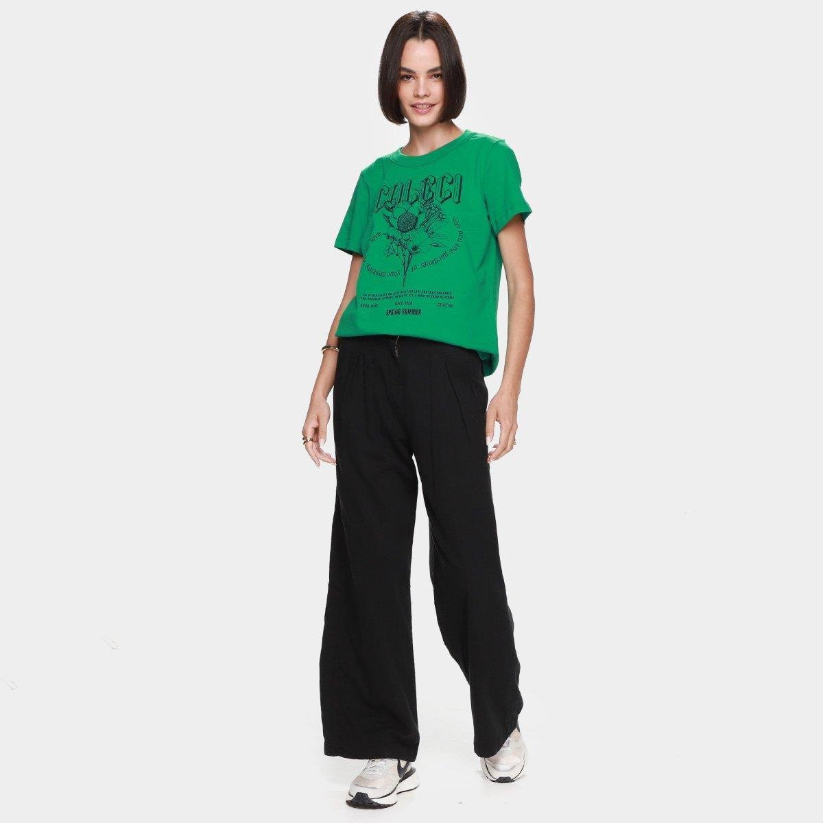 Camiseta Colcci Floral Feminina - Tam: EP - 3