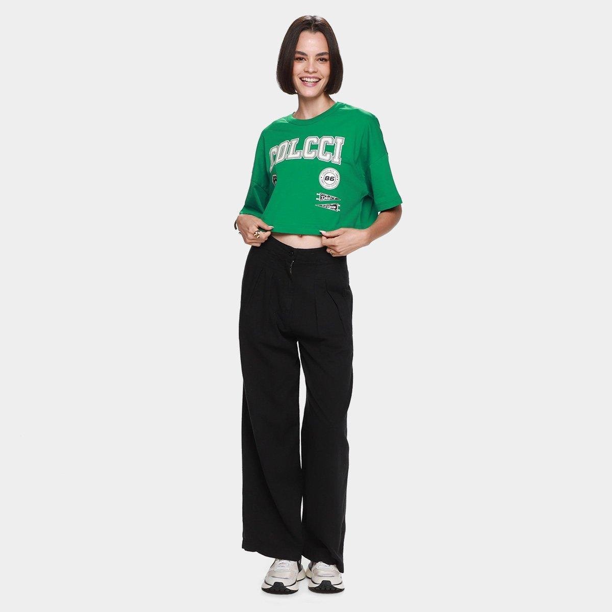 Camiseta Cropped Colcci 1986 Feminina - Tam: M - 3